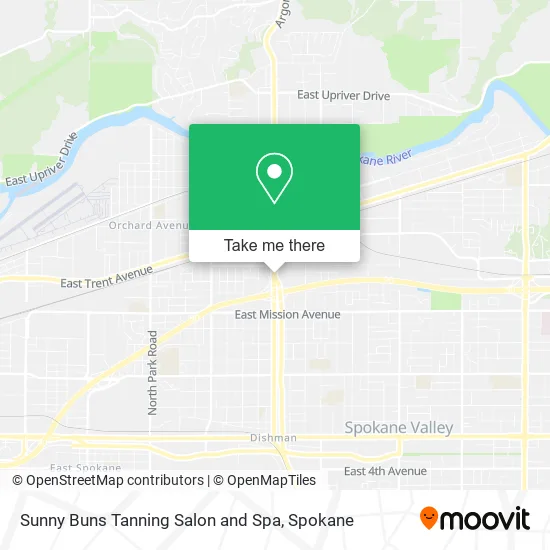 Mapa de Sunny Buns Tanning Salon and Spa