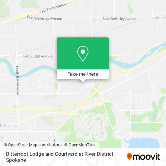 Bitterroot Lodge and Courtyard at River District map
