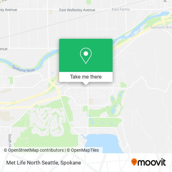 Met Life North Seattle map