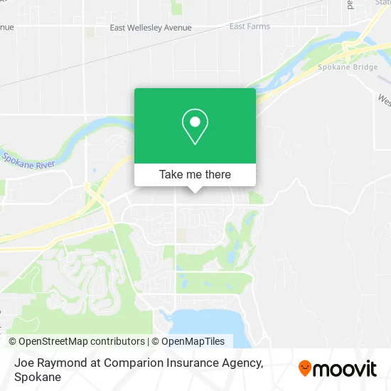 Joe Raymond at Comparion Insurance Agency map