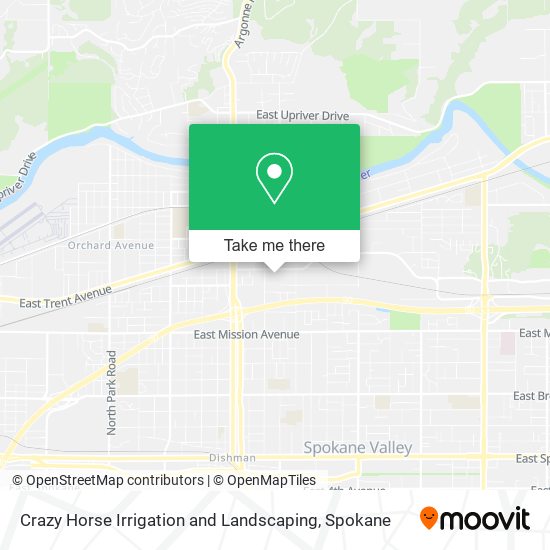 Mapa de Crazy Horse Irrigation and Landscaping