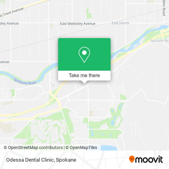 Mapa de Odessa Dental Clinic