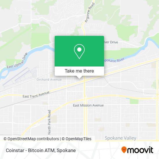 Mapa de Coinstar - Bitcoin ATM