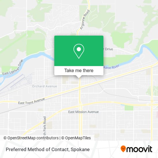 Mapa de Preferred Method of Contact