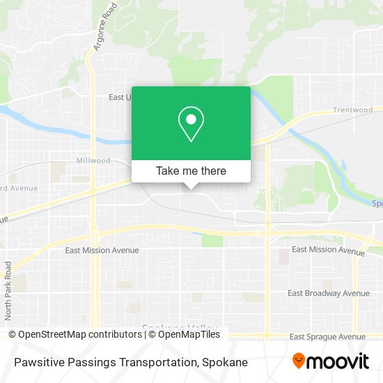 Mapa de Pawsitive Passings Transportation