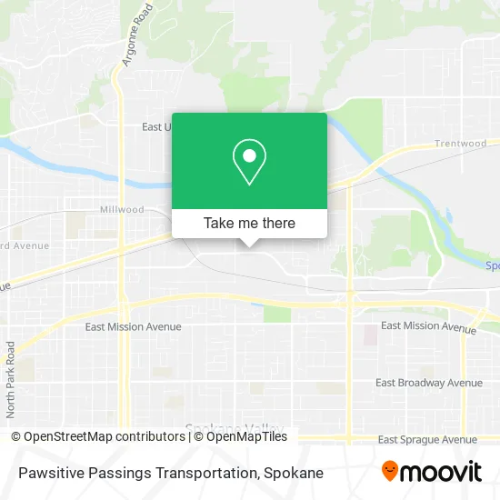 Mapa de Pawsitive Passings Transportation