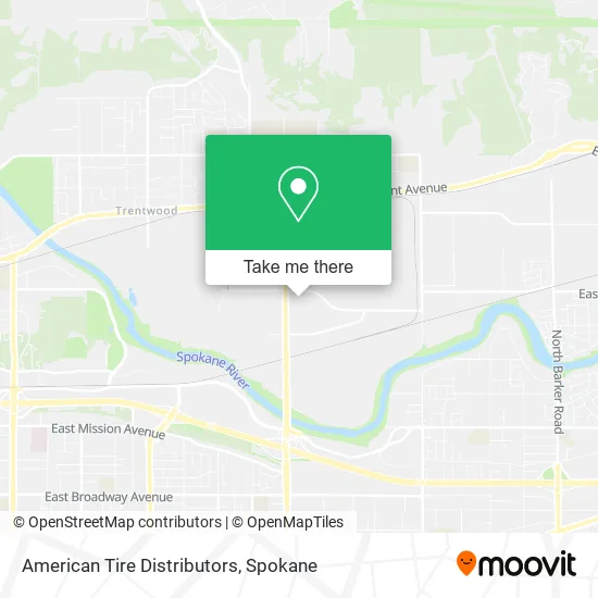 American Tire Distributors map