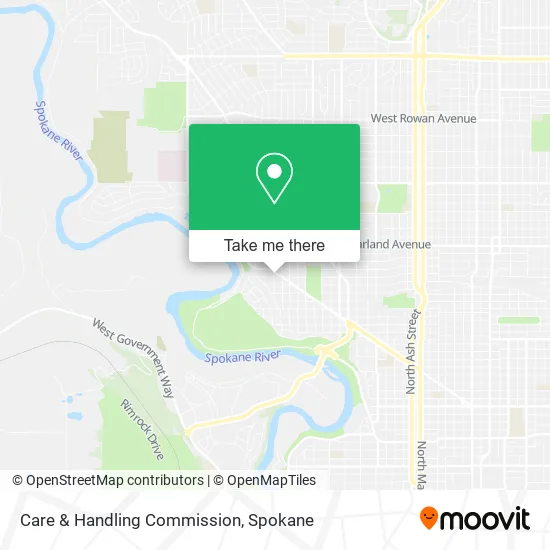 Care & Handling Commission map