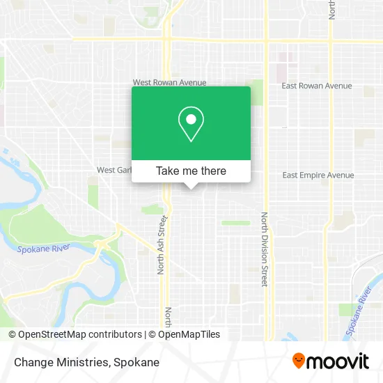 Mapa de Change Ministries