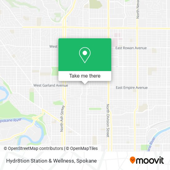 Hydr8tion Station & Wellness map