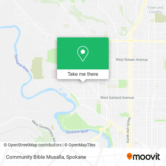 Community Bible Musalla map