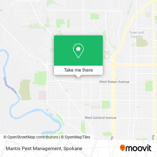 Mantis Pest Management map