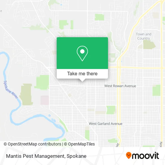 Mantis Pest Management map