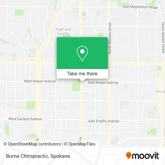 Borne Chiropractic map