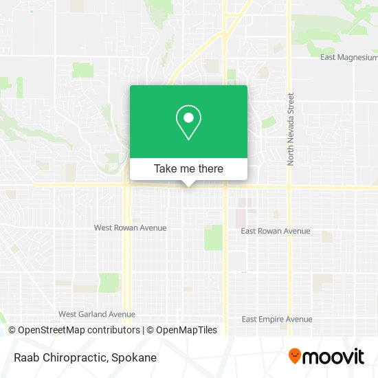 Raab Chiropractic map