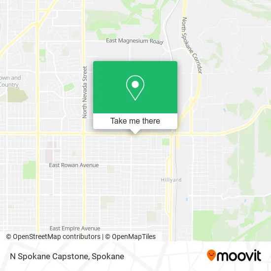 N Spokane Capstone map
