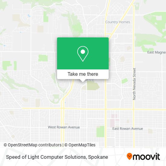 Speed of Light Computer Solutions map