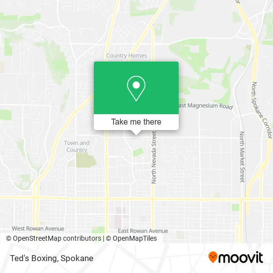 Ted's Boxing map