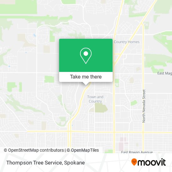 Thompson Tree Service map