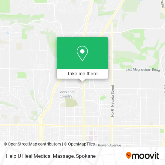 Help U Heal Medical Massage map