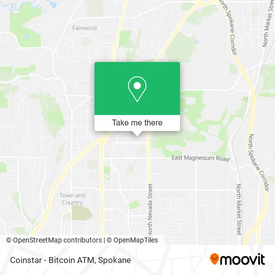 Coinstar - Bitcoin ATM map