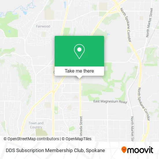 Mapa de DDS Subscription Membership Club