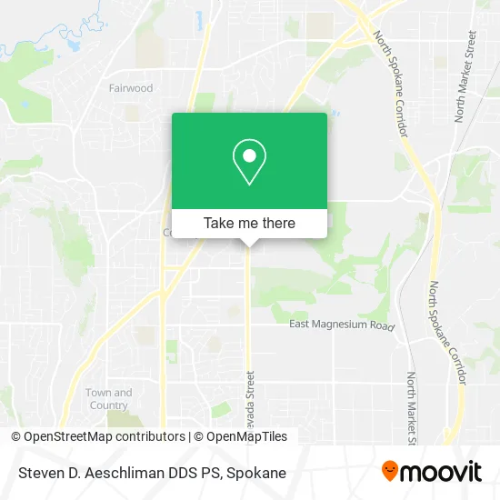 Mapa de Steven D. Aeschliman DDS PS