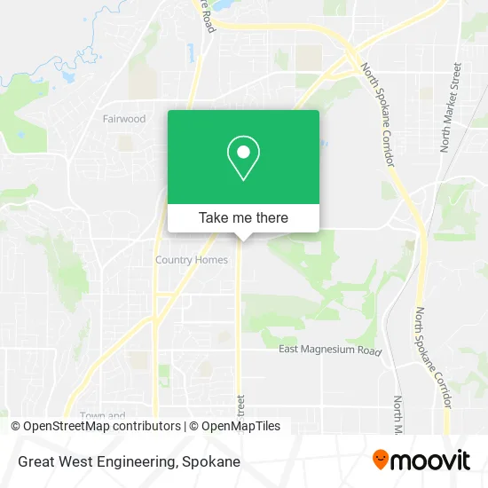 Mapa de Great West Engineering