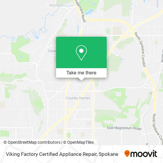 Viking Factory Certified Appliance Repair map