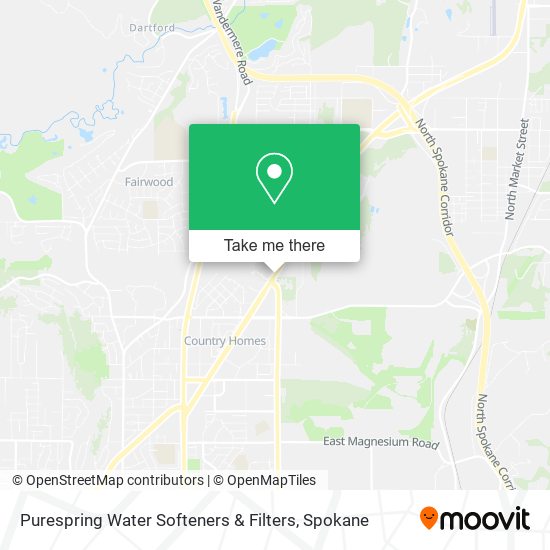 Purespring Water Softeners & Filters map