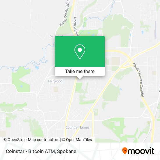 Coinstar - Bitcoin ATM map