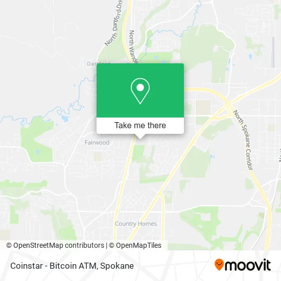 Mapa de Coinstar - Bitcoin ATM