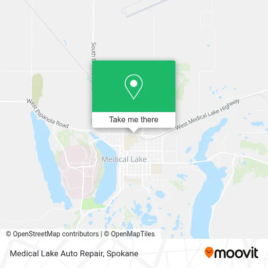 Medical Lake Auto Repair map
