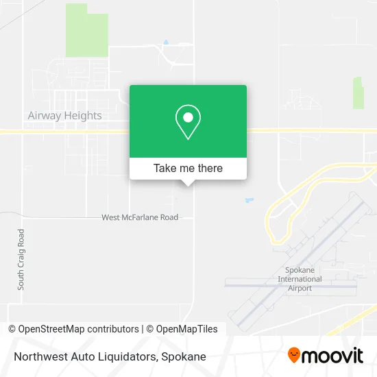 Northwest Auto Liquidators map