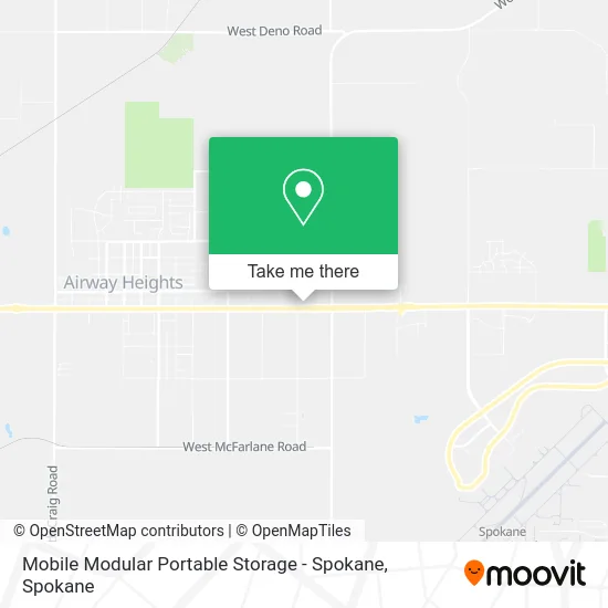 Mapa de Mobile Modular Portable Storage - Spokane
