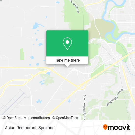 Asian Restaurant map