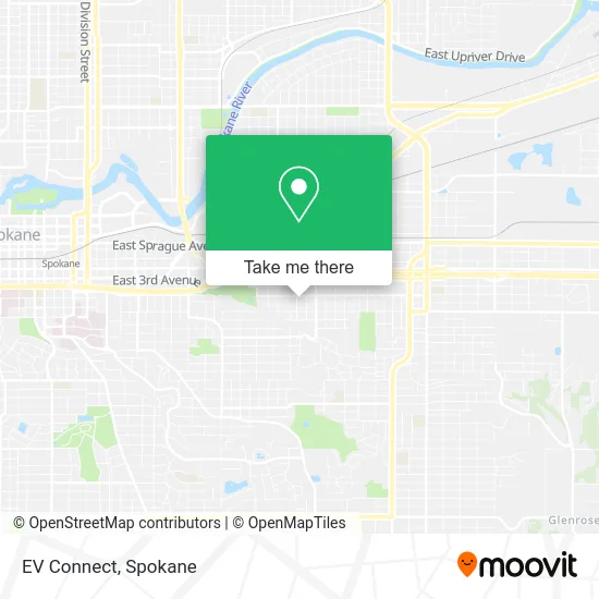 Mapa de EV Connect