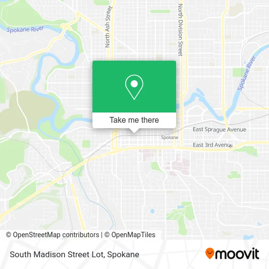Mapa de South Madison Street Lot