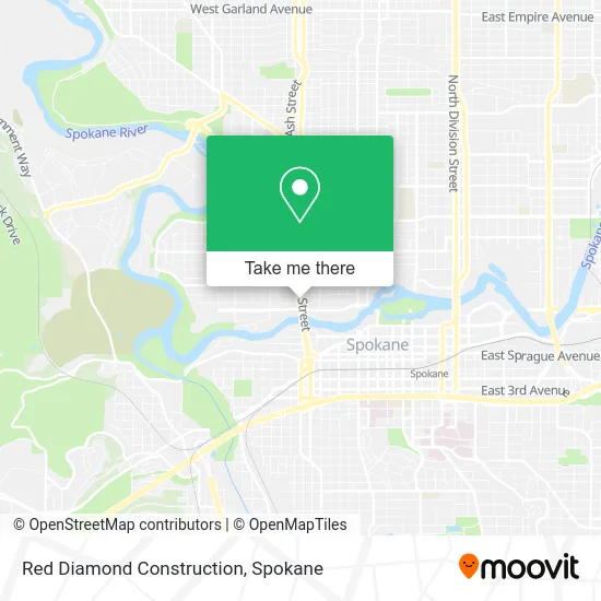 Mapa de Red Diamond Construction