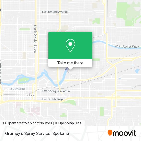 Grumpy's Spray Service map