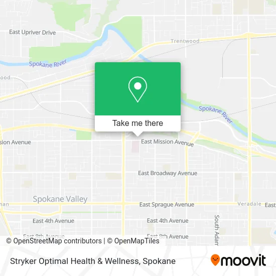 Mapa de Stryker Optimal Health & Wellness