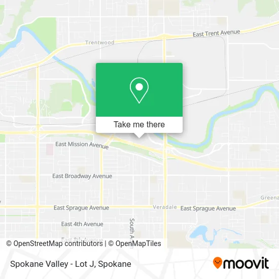 Spokane Valley - Lot J map
