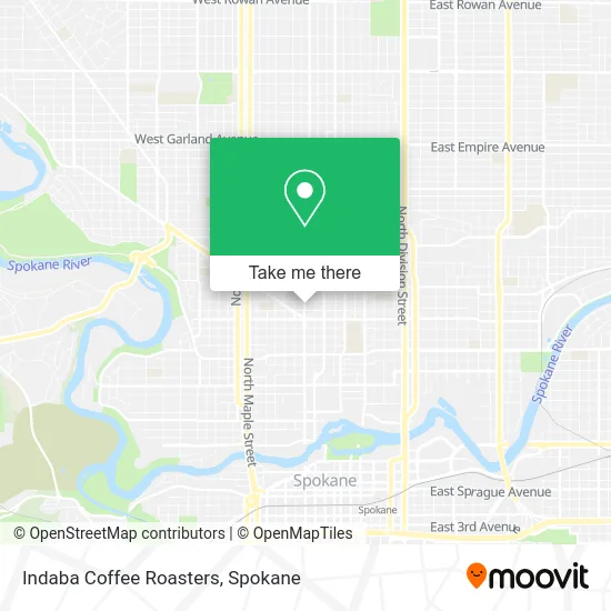 Indaba Coffee Roasters map