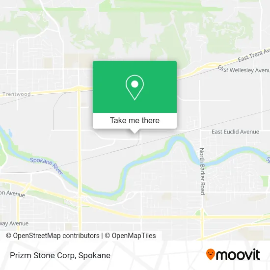 Mapa de Prizm Stone Corp