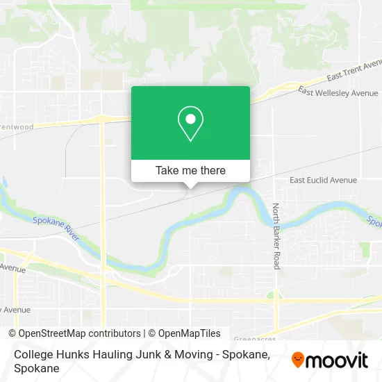 Mapa de College Hunks Hauling Junk & Moving - Spokane