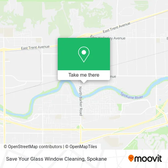 Save Your Glass Window Cleaning map