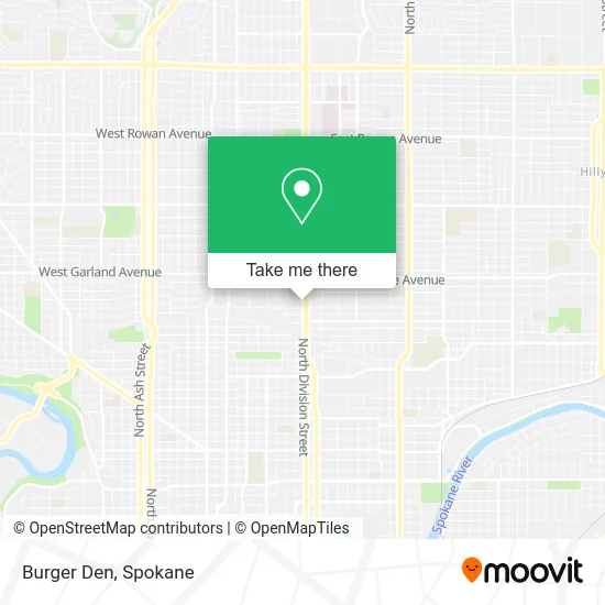 Mapa de Burger Den