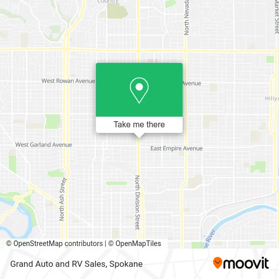 Grand Auto and RV Sales map