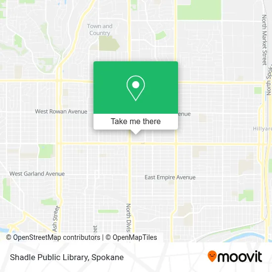 Shadle Public Library map