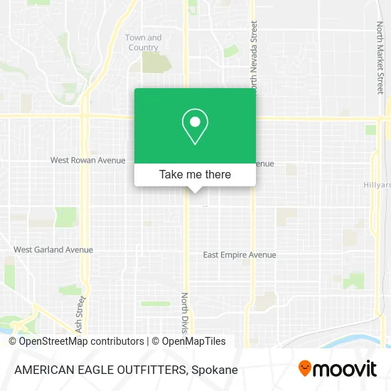 AMERICAN EAGLE OUTFITTERS map